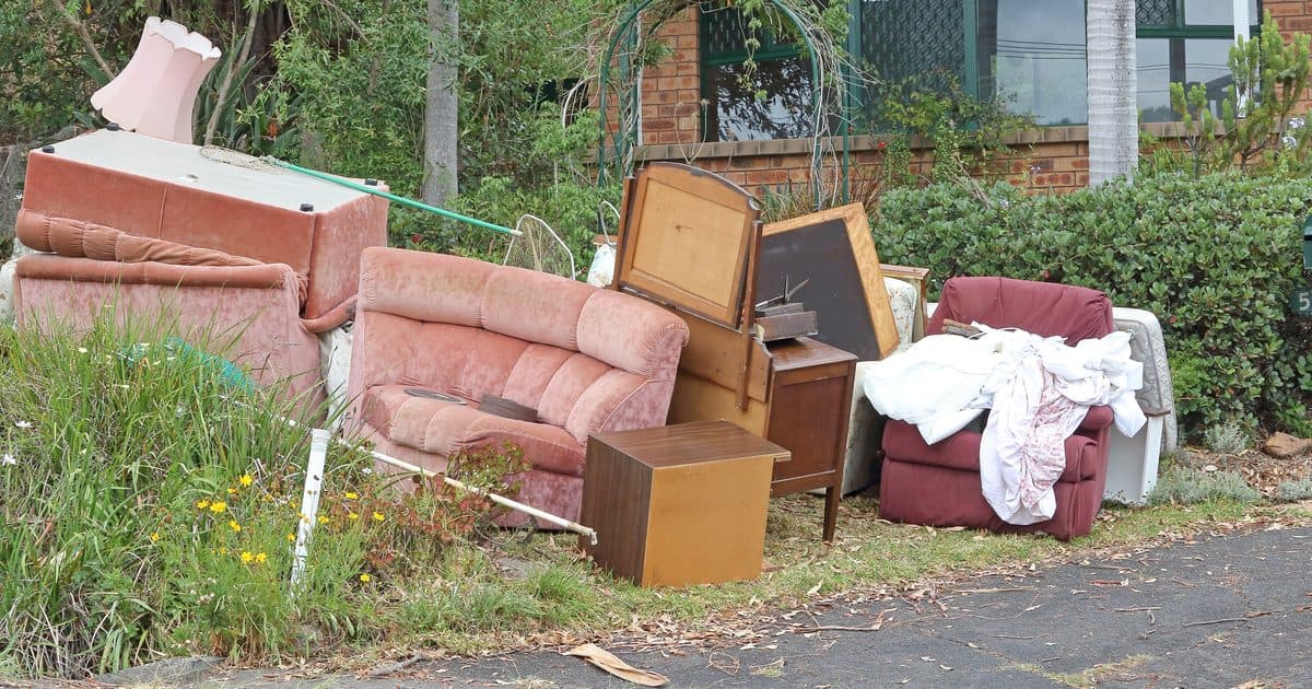Eastbourne Waste Collection completing a careful house clearance
