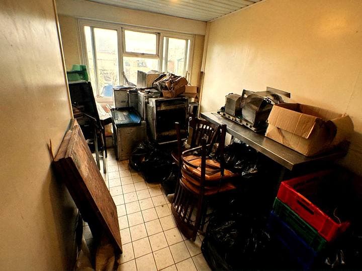 Before: a typical commercial waste removal job before we started
