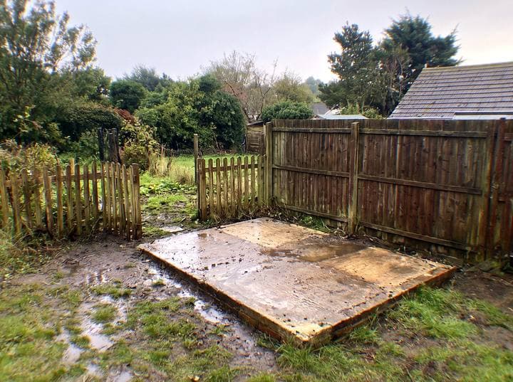 After: the same demolition job once cleared
