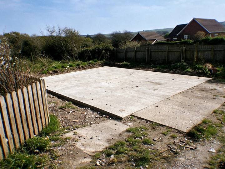 After: the same garage demolition job once cleared