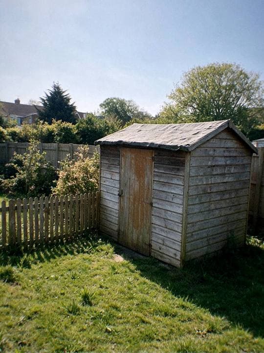 Before: a typical shed demolition job before we started