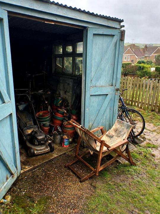 Before: a typical shed clearance job before we started